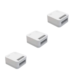 Промо пакет Aqara единично смарт реле с нула Aqara T1 with neutral ZigBee 3.0 3 бр.
