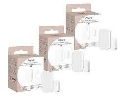 Промо пакет Aqara смарт сензори за врати и прозорци AQARA Door & Window Sensor Т1 ZigBee 3.0 3 бр.