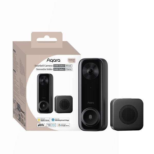 Aqara G400 Wired – 2K Смарт AI видео звънец