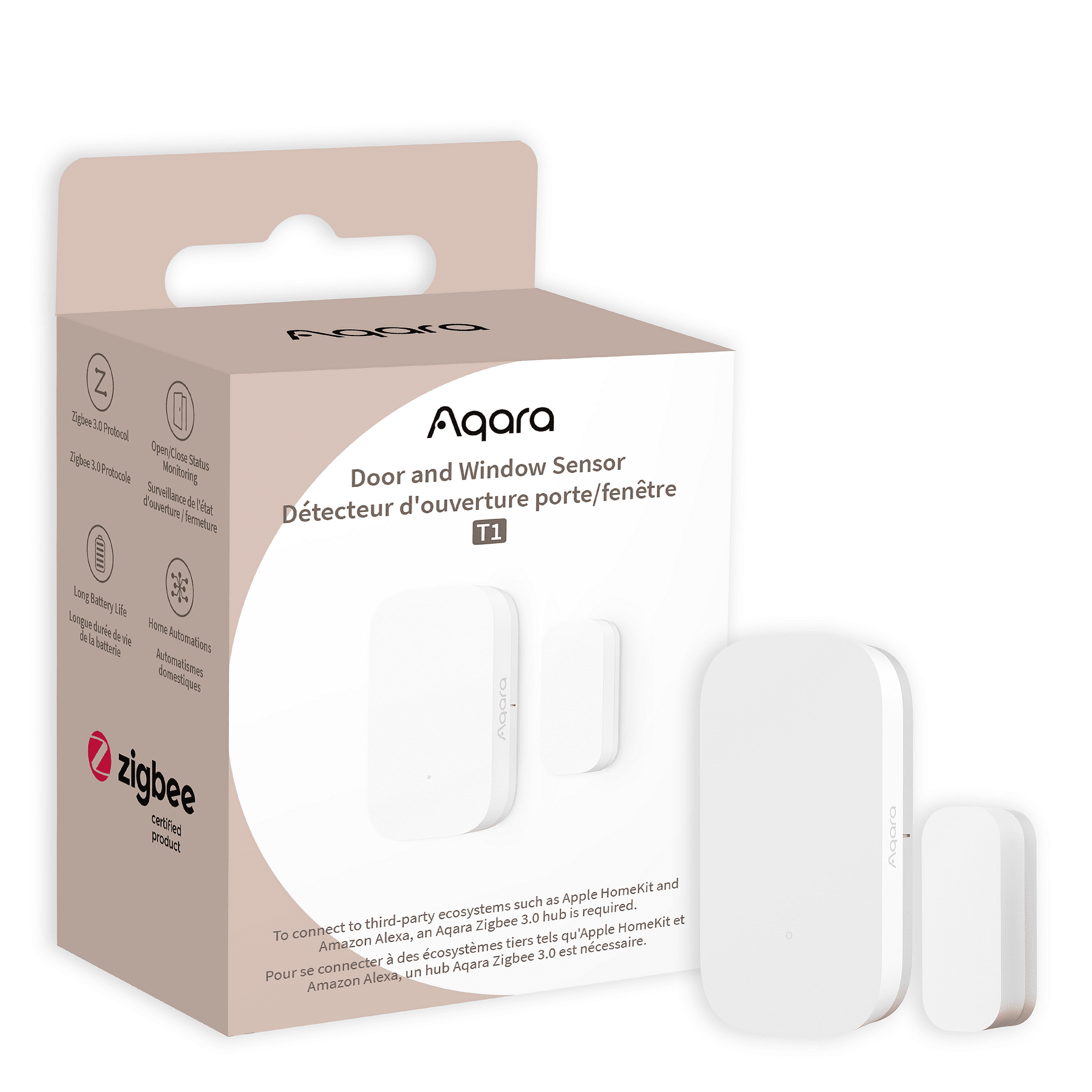 Сензор за врати и прозорци AQARA DOOR AND WINDOW SENSOR Т1 ZIGBEE 3.0