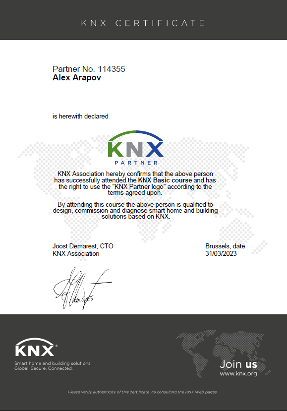 KNX Basic course