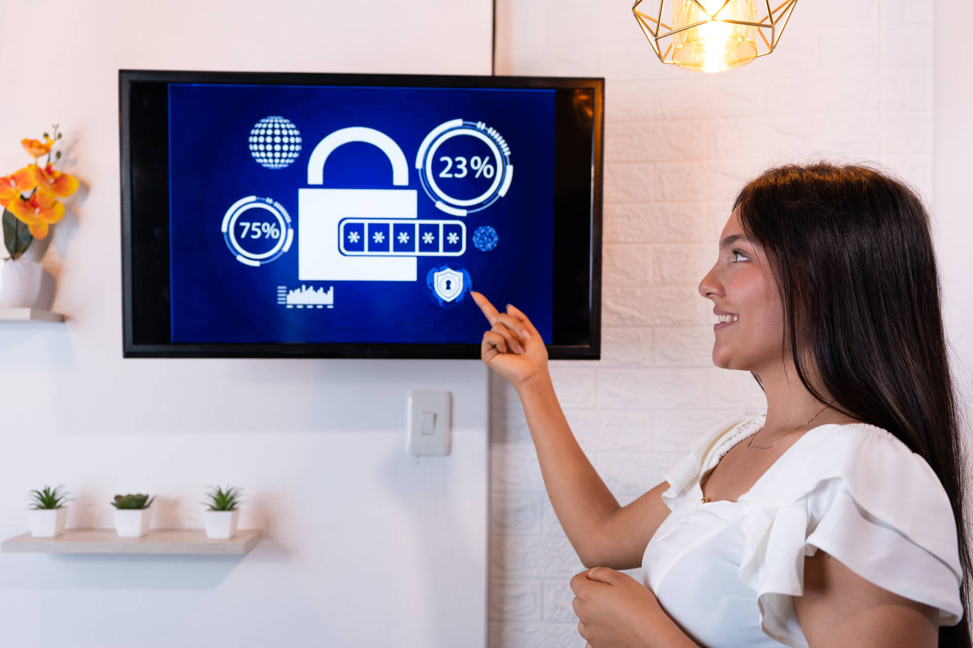 Смарт система за сигурност в модерен дом